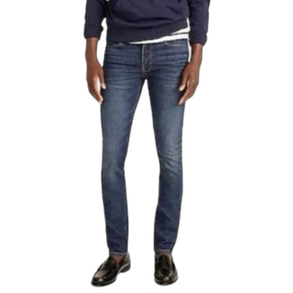 J Crew 250 Skinny Stretch on Demand jean in dark worn-in wash AB689
